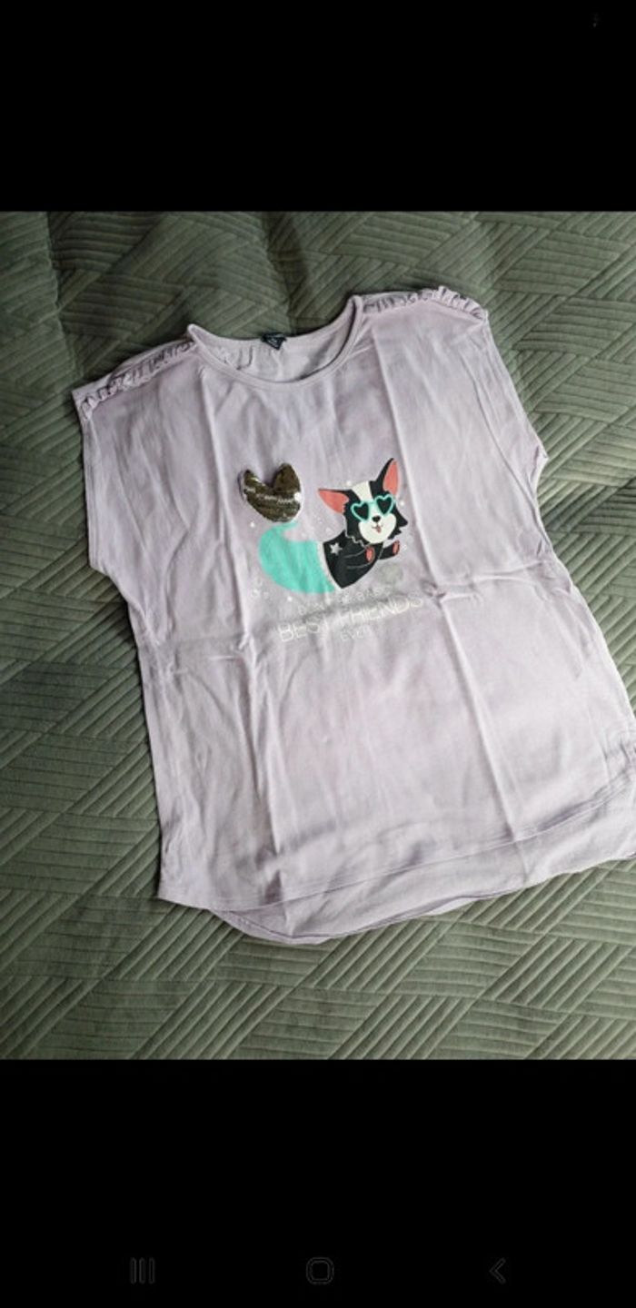 T-shirt fille 12 ans - photo numéro 4