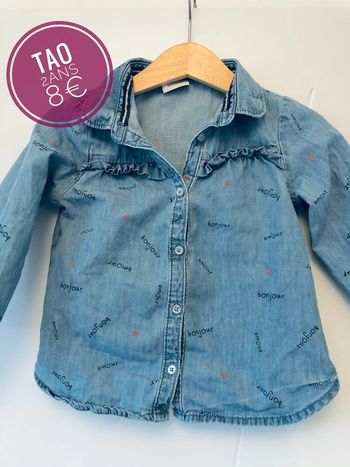 Chemise en jeans Tape à l’œil en 2ans