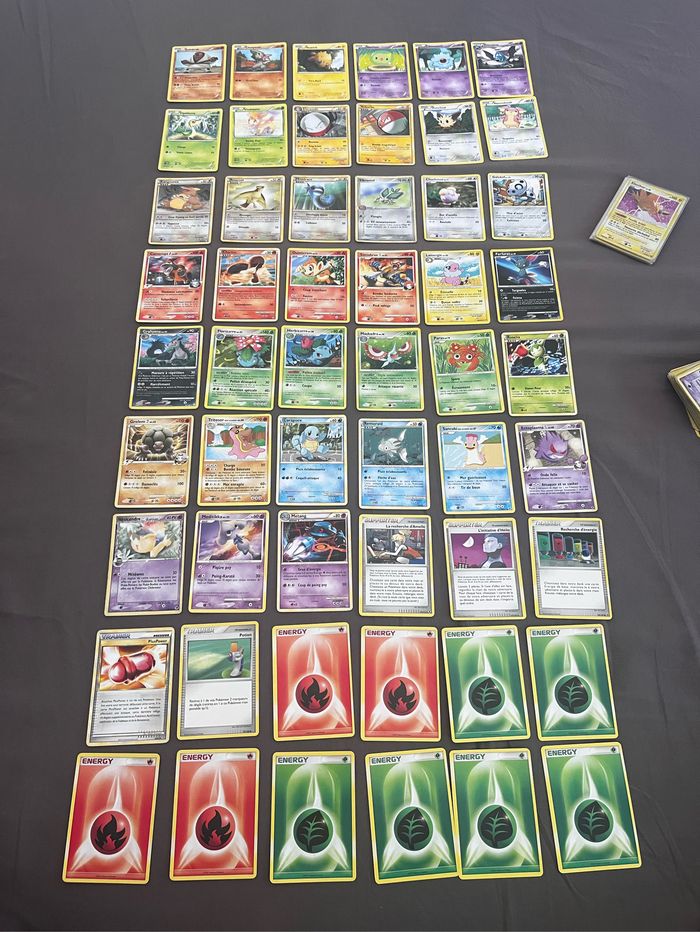 lot 56 cartes pokémon