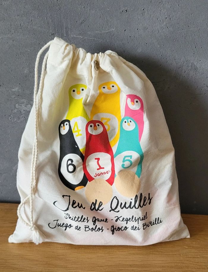 Jeu de Quilles en bois janod - photo numéro 3