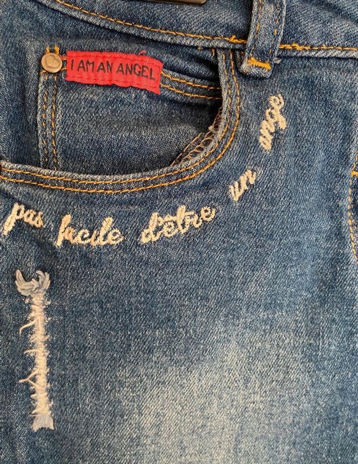 Jupe en jean sequins T 8 ans Orchestra - photo numéro 3