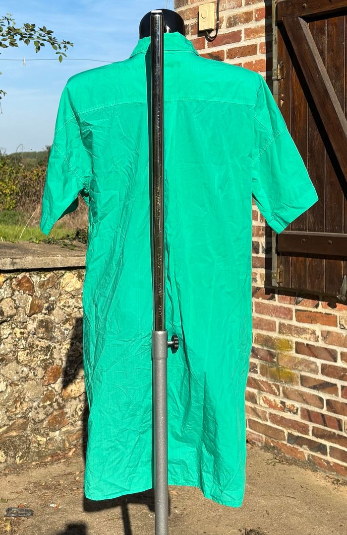 👗 Robe chemise oversize verte – Sacré Cœur - photo numéro 3