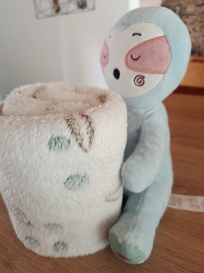Peluche et sa couverture - photo numéro 2
