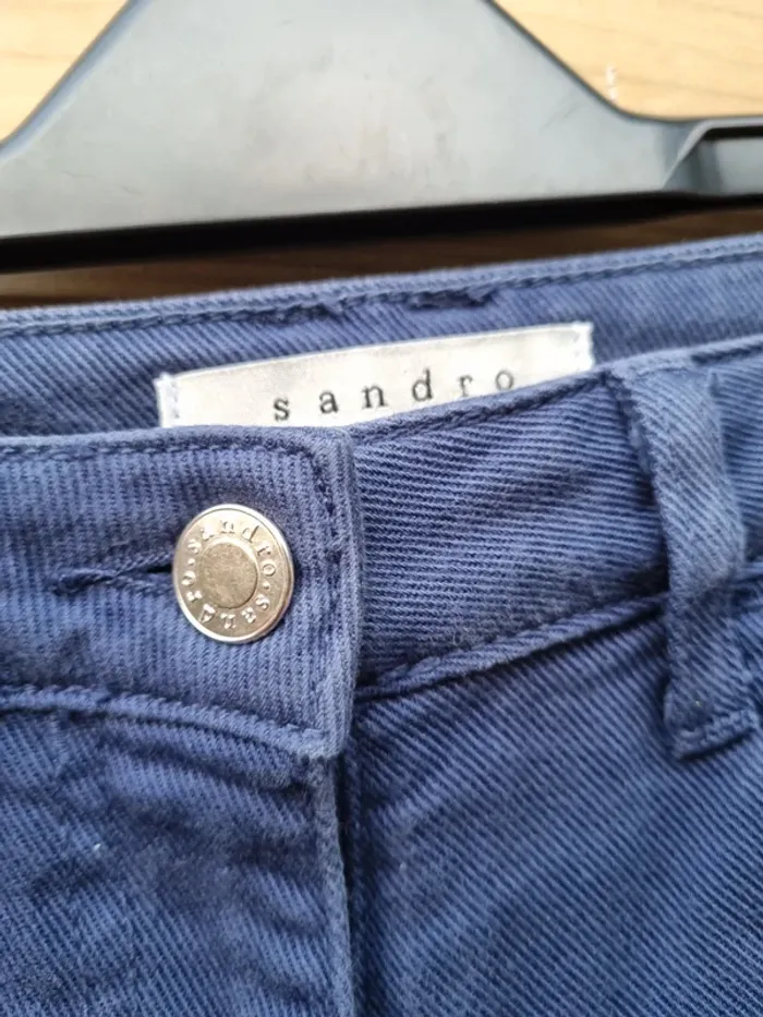 Jean slim bleu Sandro taille 34 - photo numéro 4