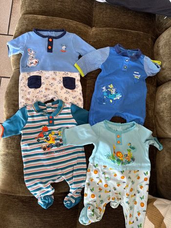 Pyjamas sergent major garçon lot de 4
