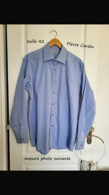 Chemise manche longue Pierre Cardin taille 42