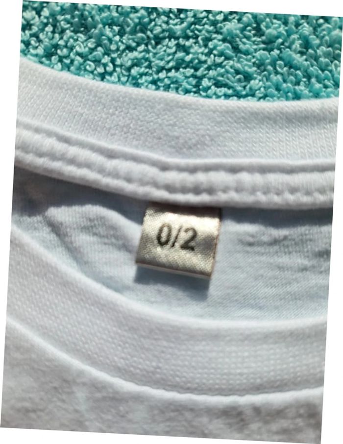 T-Shirt Manches Courtes 0/2 ans 100% coton - photo numéro 3