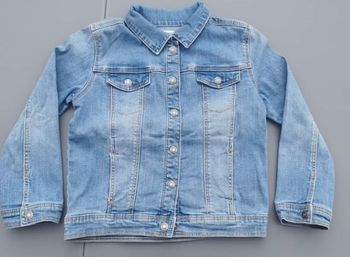Veste en jeans bleu clair 8 ans fille Gémo