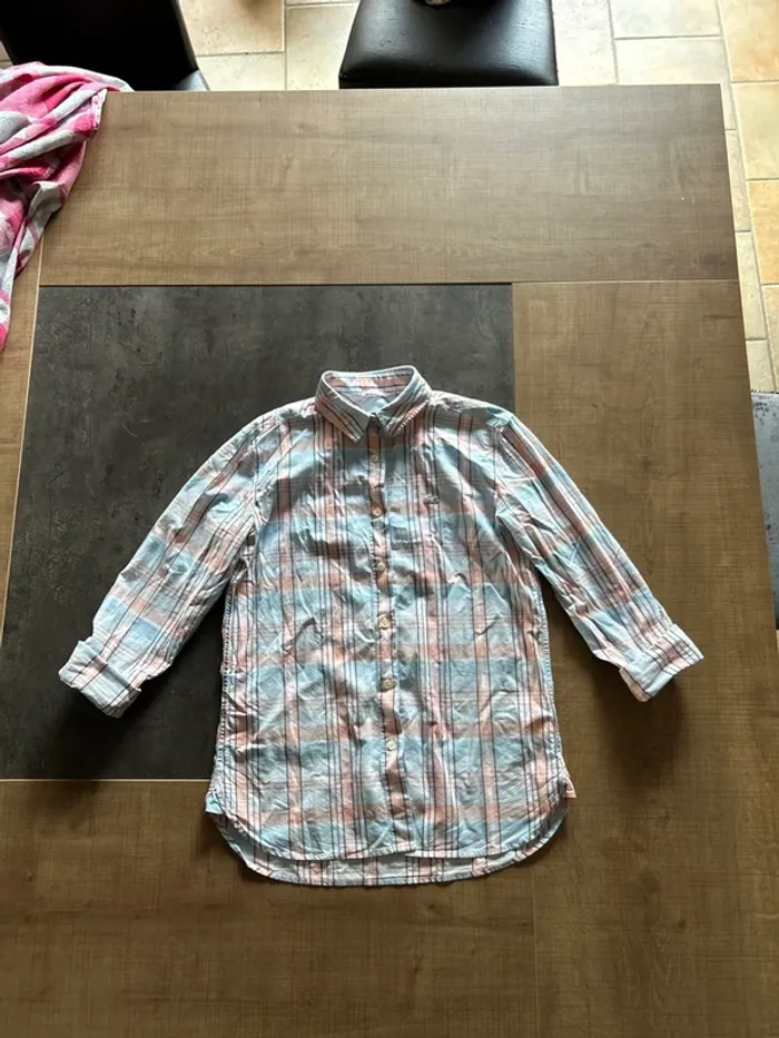 Chemise manches longues à carreaux Lacoste live femme, taille S