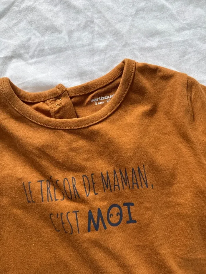 Haut marron 3 ans - photo numéro 2