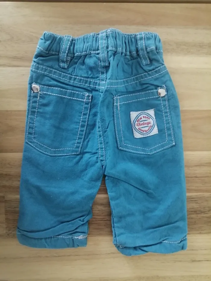 Pantalon evil child bleu petrole - photo numéro 4