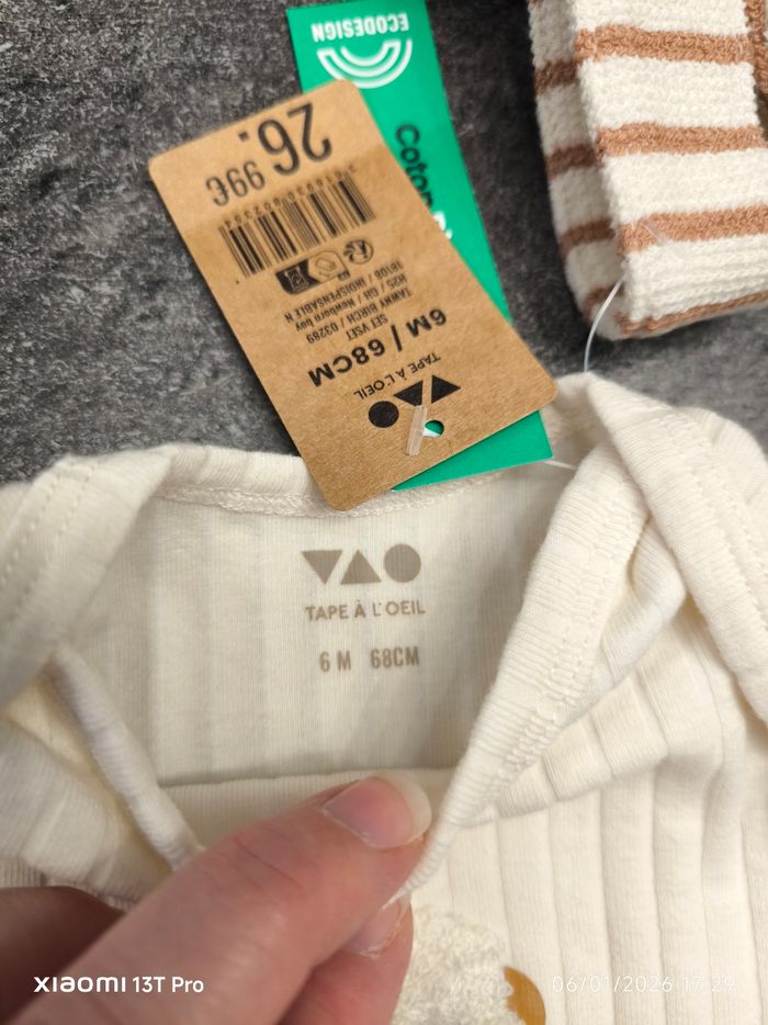 Ensemble 2 pièces garçon 6 mois Tao - photo numéro 9