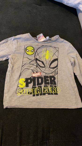 Manche longue spider man