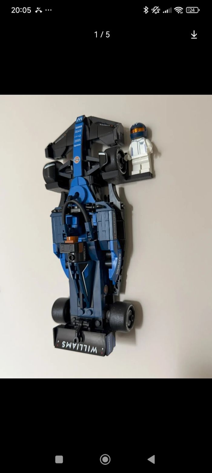 Support mural LEGO speed champions F1 ou speed championne - photo numéro 2