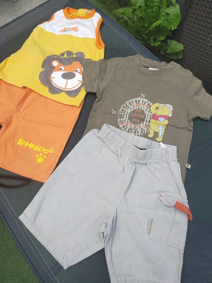 2 ensembles été garcon 18 mois