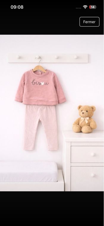 Ensemble pull kiabi legging h&m Taille 12 mois