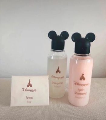 Lot de 3 savon et shampoing Disneyland Paris