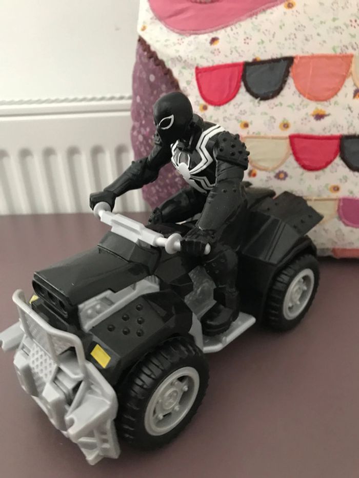 Figurine Agent Venom Marvel Spiderman et son quad - photo numéro 2