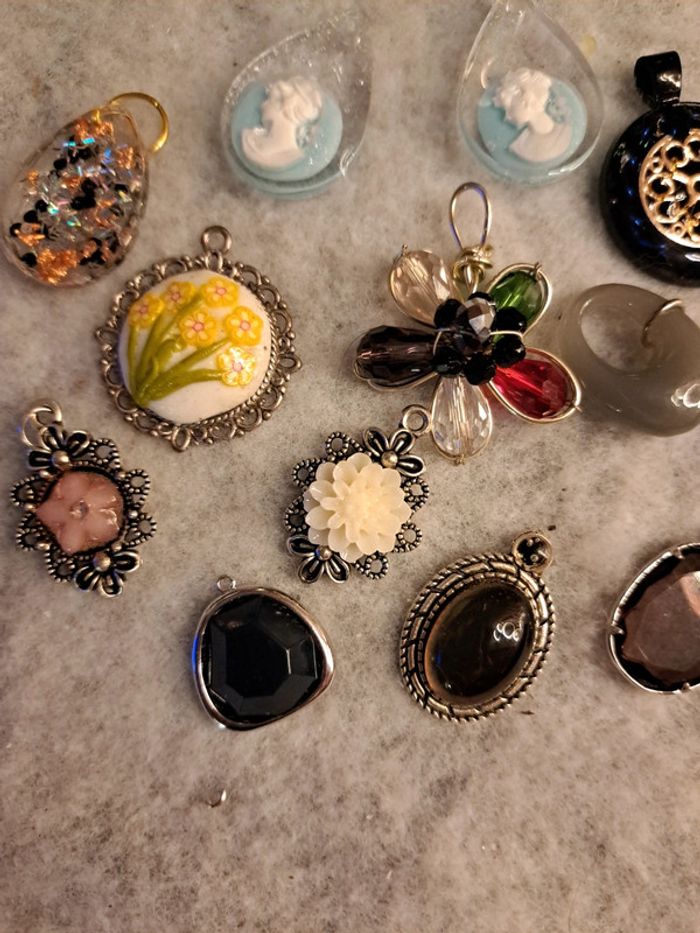 Lot de pendentifs multicolore Chic - photo numéro 10