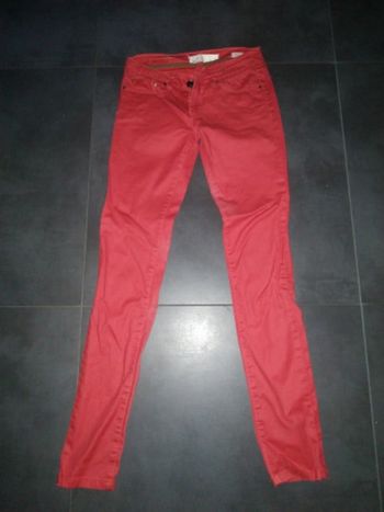 Pantalon rouge taille 34