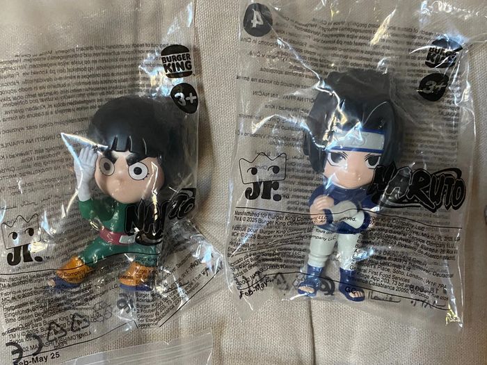 Collection complète des 8 figurines Naruto Burger king 2025, neuve - photo numéro 3