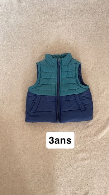 Doudoune sans manche 3ans