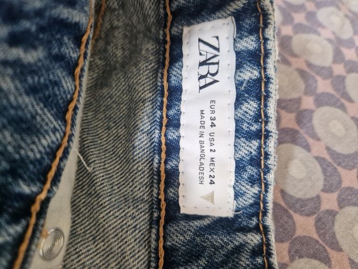 Short bleu zara - photo numéro 3