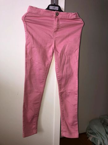 Pantalon slim rose