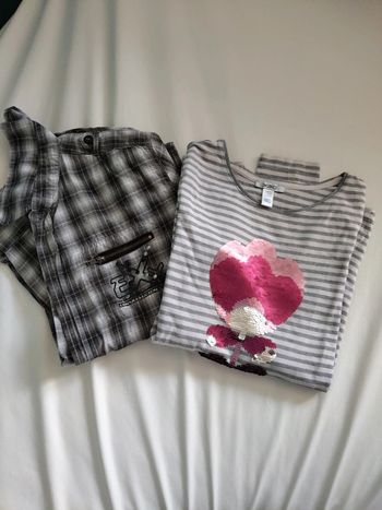 Un haut et une chemise