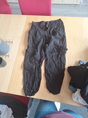 Pantalon cargo fin