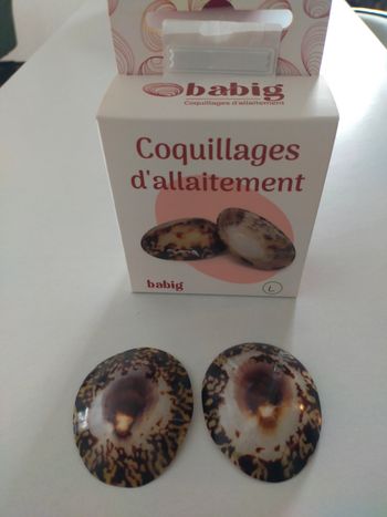 Coquillages d'allaitement babig taille L