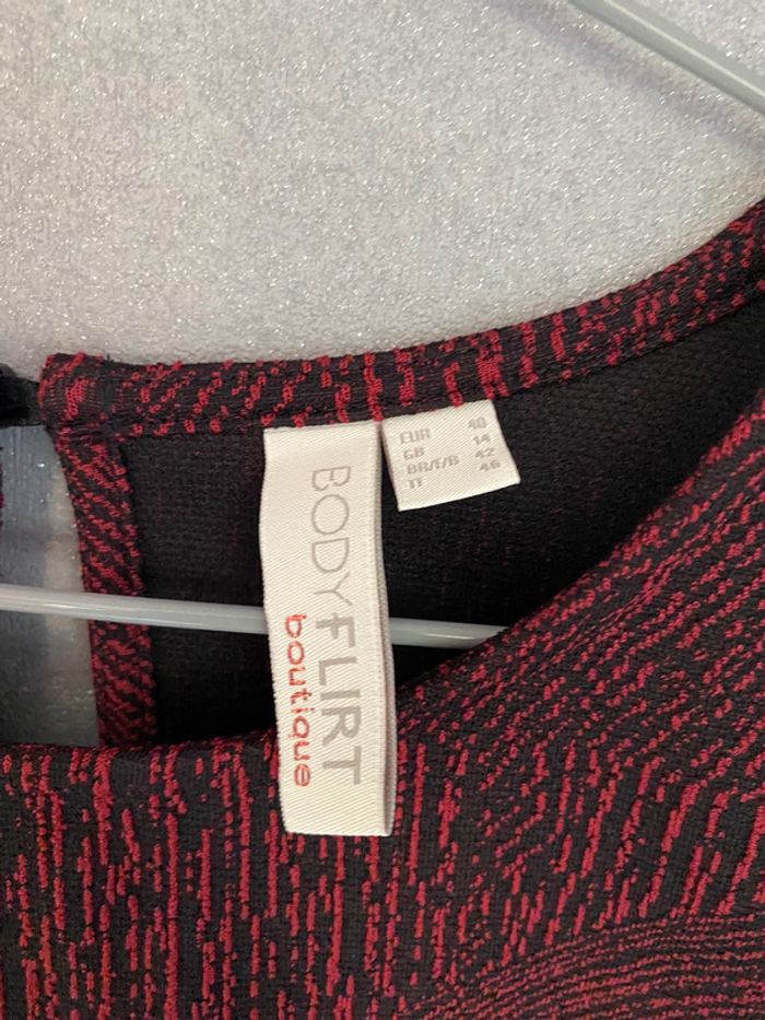 Robe Vintage noir et rouge L BodyFlirt - photo numéro 4