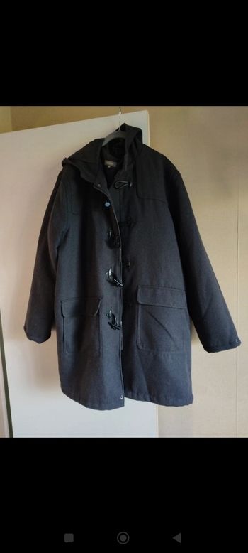 Duffle-coat gris foncé