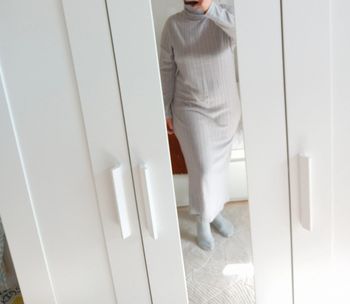 Robe longue en maille neuf