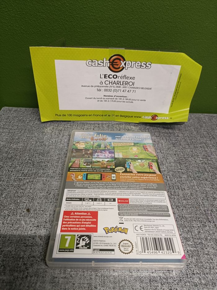 Jeu Switch : Pokémon Let's go Evoli - photo numéro 2