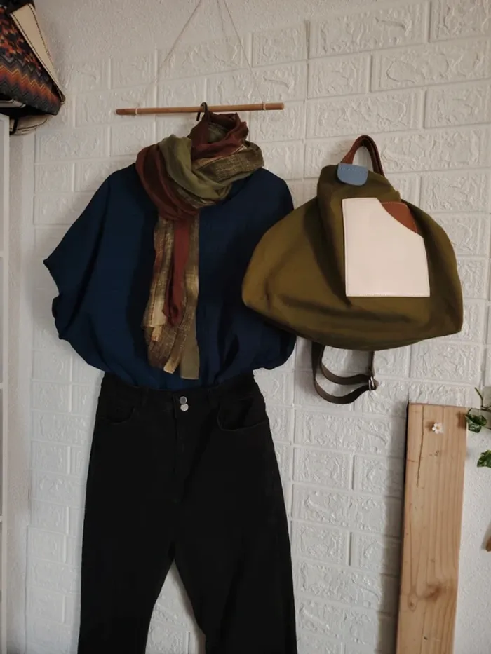 Ensemble 4 pièces bleu et vert - photo numéro 4