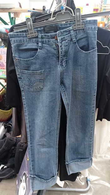 Jean femme 34 Kiabi pantacourts