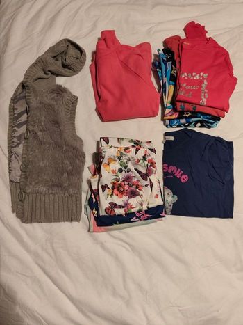 Lot vêtements fille 
