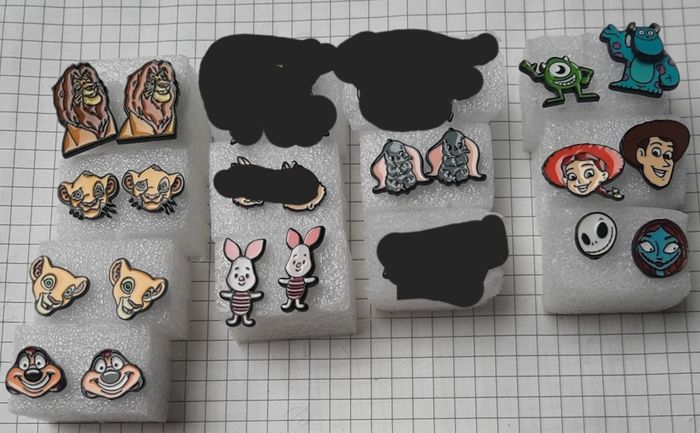 Boucles d'oreilles disney au choix