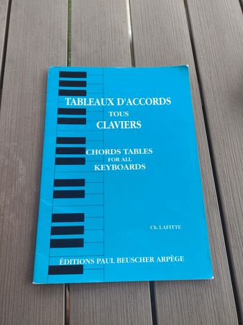 Tableaux d'accords tous claviers