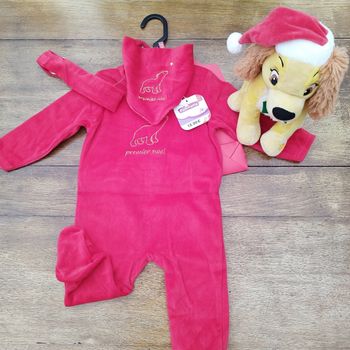 Pyjama et chien peluche Lady Noël
