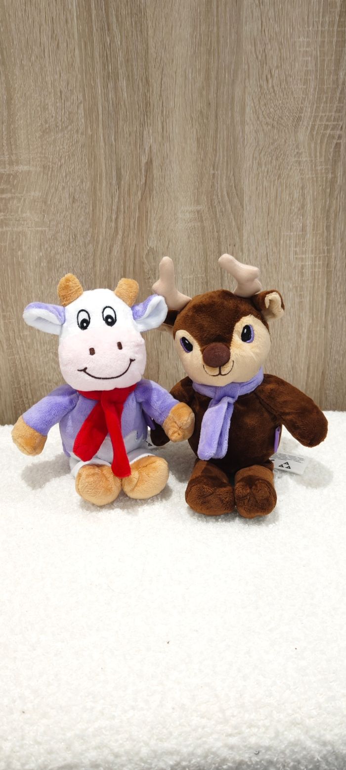 Lot 2 peluches Milka