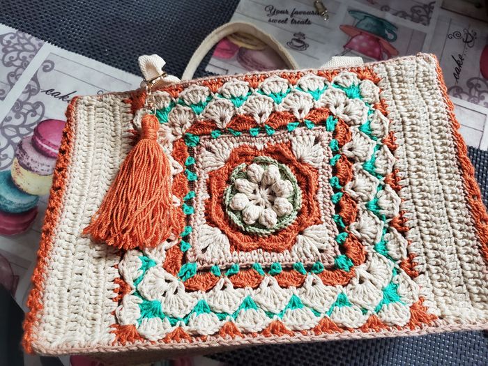 Sac 👜 fait main au crochet Modèle unique - photo numéro 7
