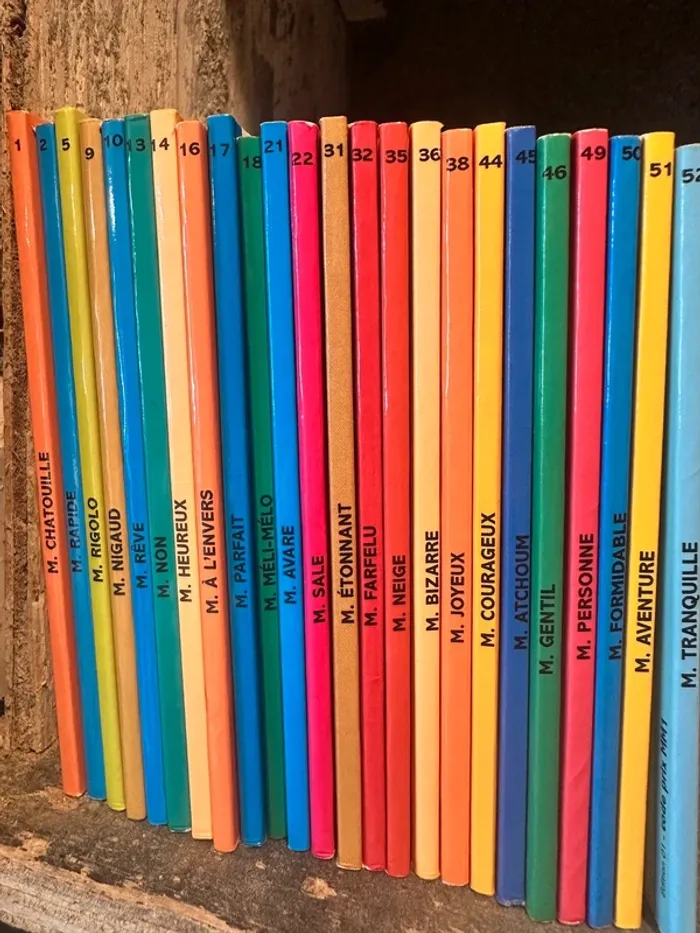 Mr des livres Monsieur Madame numéros français