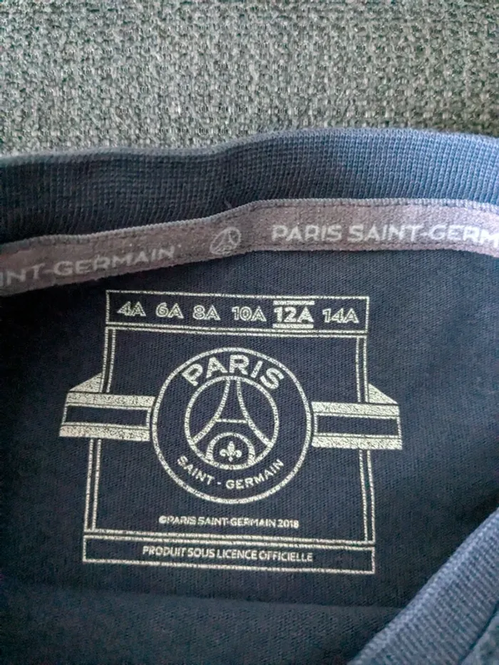 Tee shirt Paris Saint-Germain 12 ans - photo numéro 4