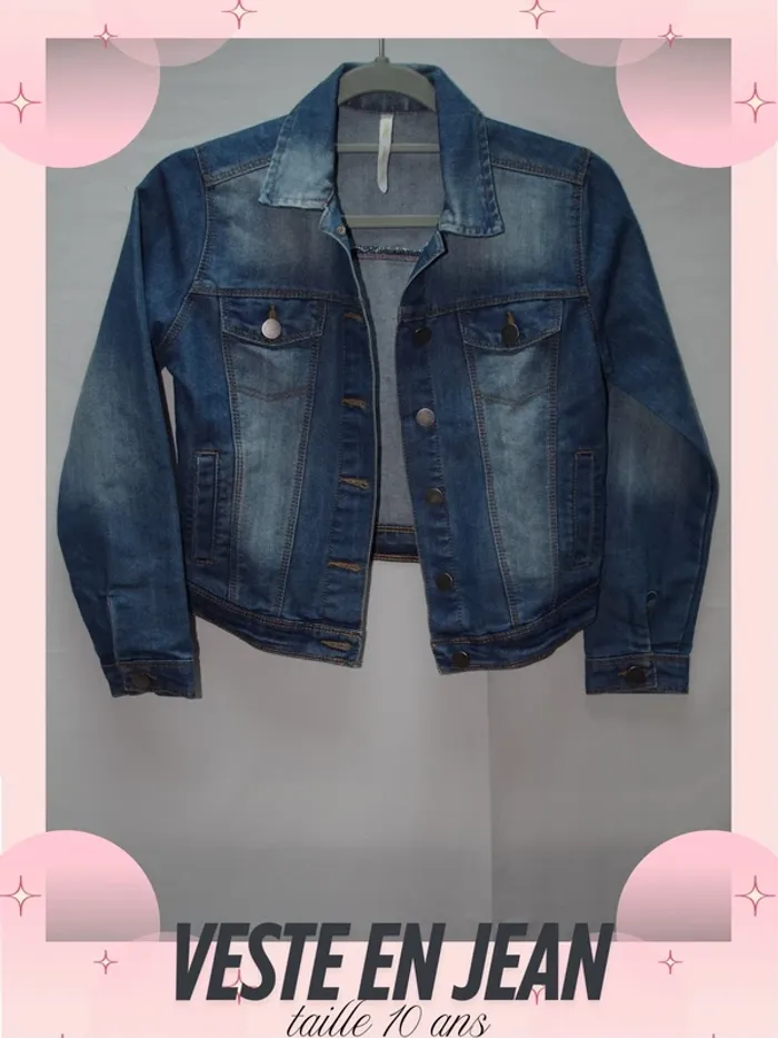 Veste en jean courte - Taille 10 ans