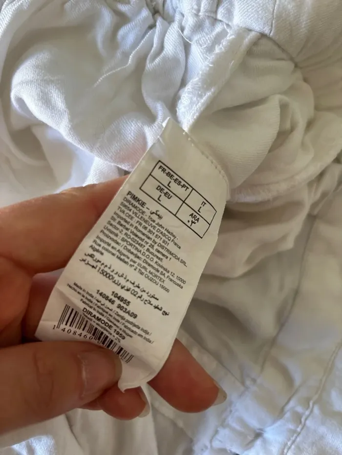 Short blanc en très bon état Pimkie - photo numéro 6