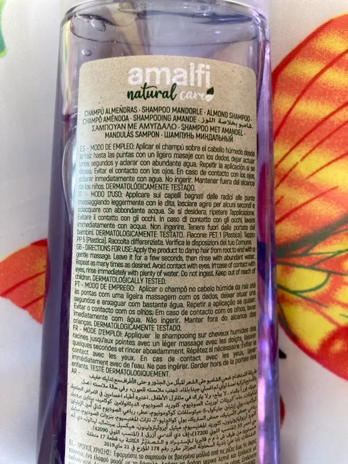 Shampoing nourrissant hydratant a l’huile d’amande gros flacon - photo numéro 4
