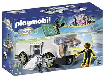 PLAYMOBIL 6692  Super 4  Camion de mission Techno Caméléon Avec agent Gene