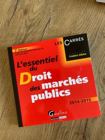 L’essentiel du droit des marchés publics - Les carrés